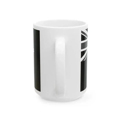 Flag of Australia black and white (Australia) White Coffee Mug - Go Mug Yourself