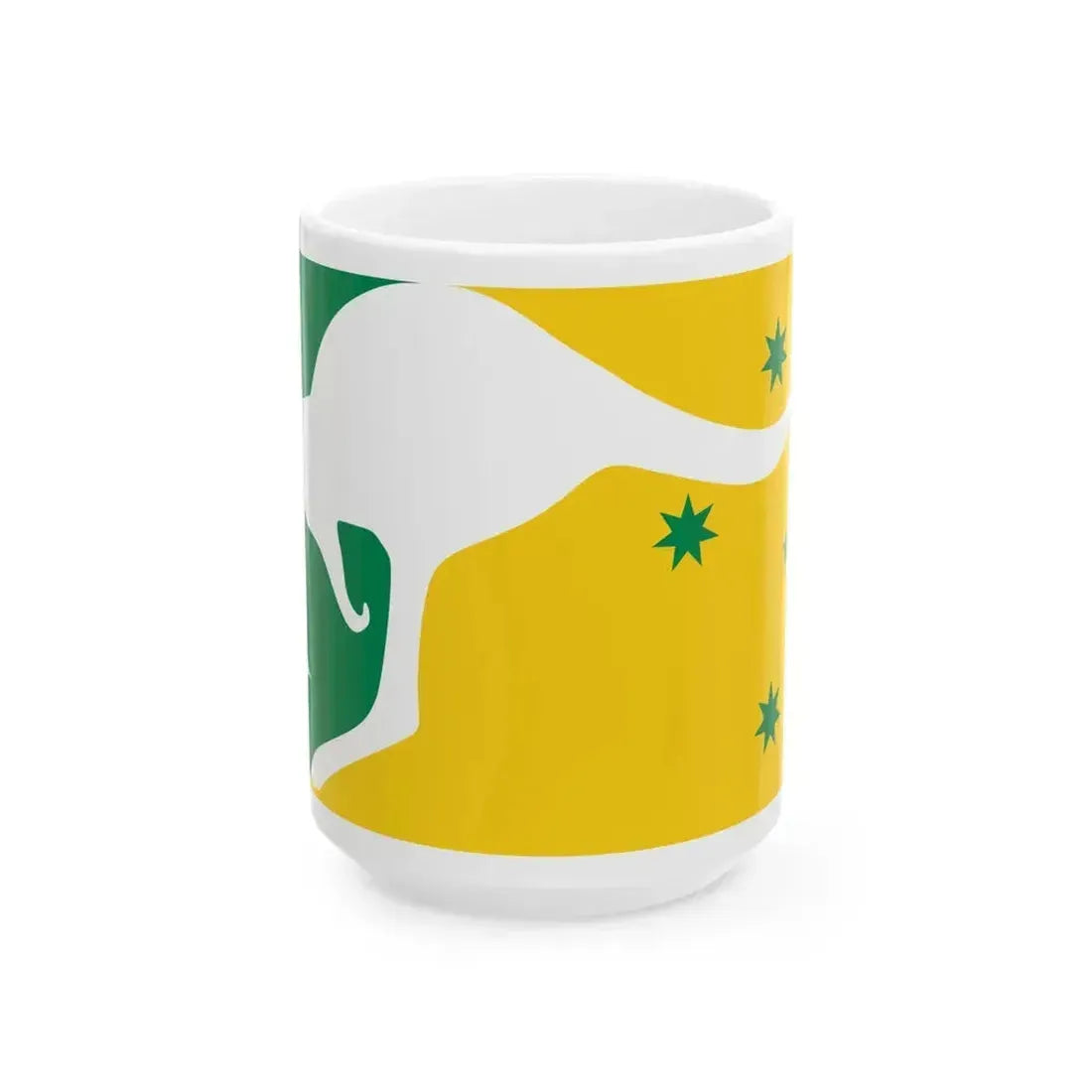 Flag of Australia Christophe Lennard (Australia) White Coffee Mug 15oz - Go Mug Yourself
