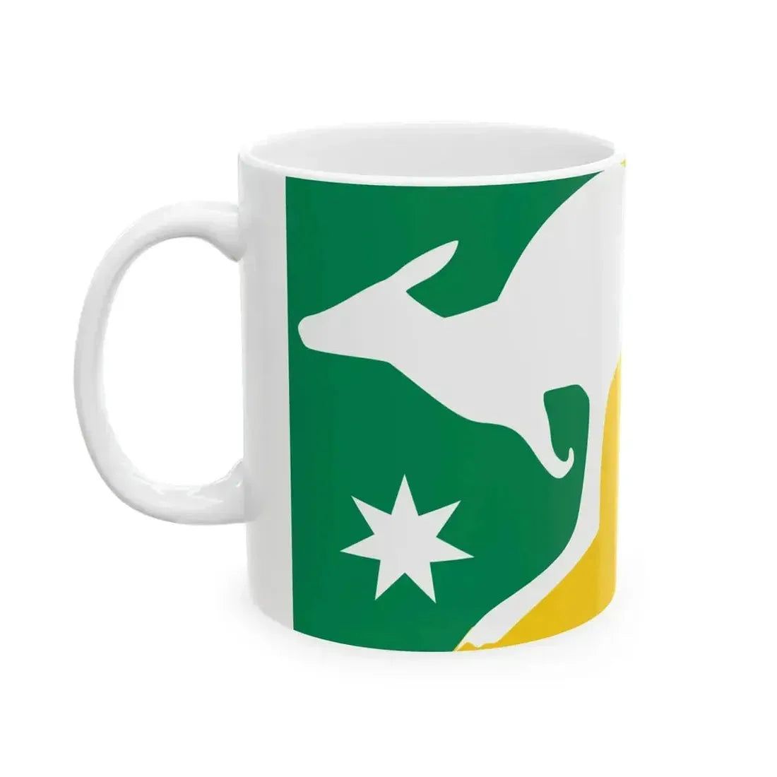 Flag of Australia Christophe Lennard (Australia) White Coffee Mug - Go Mug Yourself