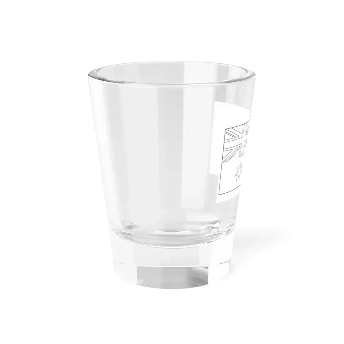 Flag of Australia colouring page (Australia) Shot Glass 1.5oz - Go Mug Yourself