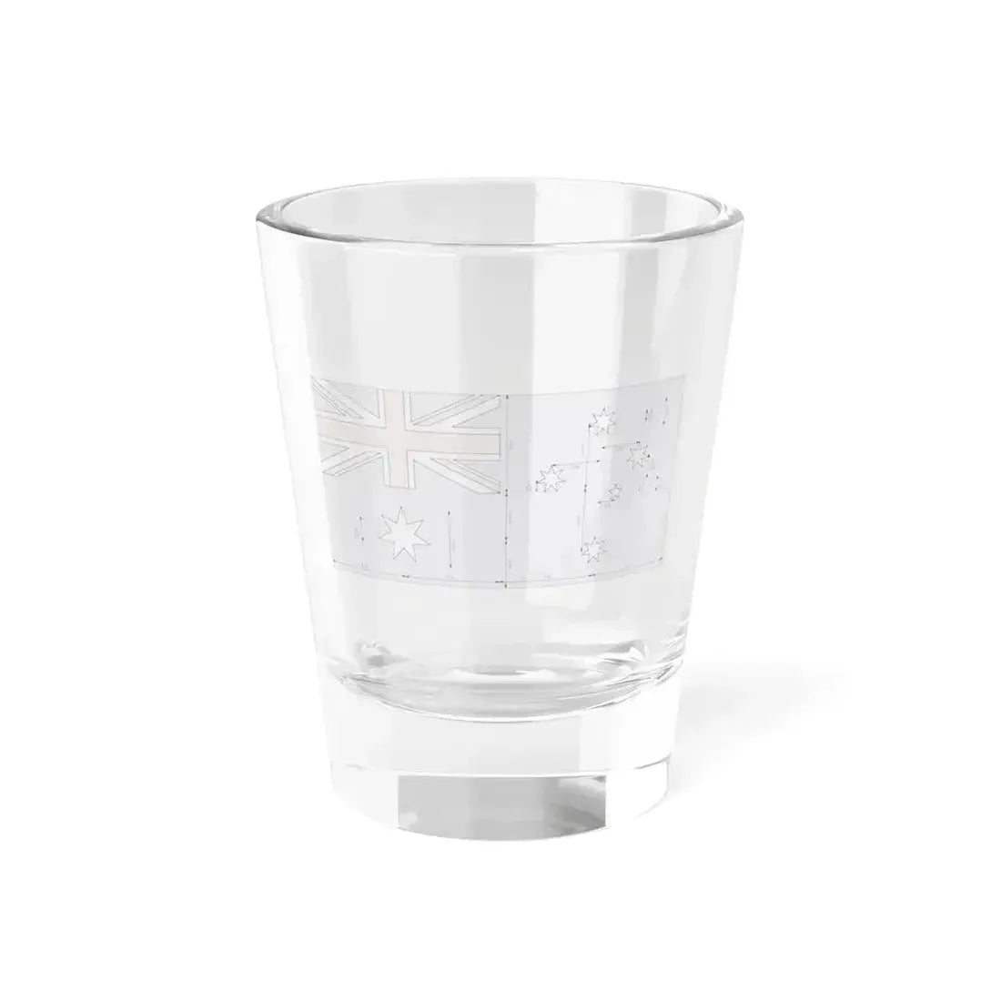 Flag of Australia construction sheet (Australia) Shot Glass 1.5oz 1.5oz - Go Mug Yourself