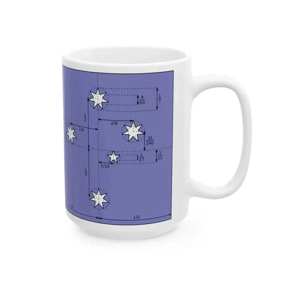 Flag of Australia construction sheet (Australia) White Coffee Mug - Go Mug Yourself