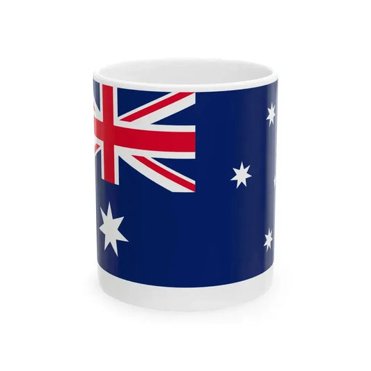 Flag of Australia Flags Act 1953 (Australia) White Coffee Mug 11oz - Go Mug Yourself