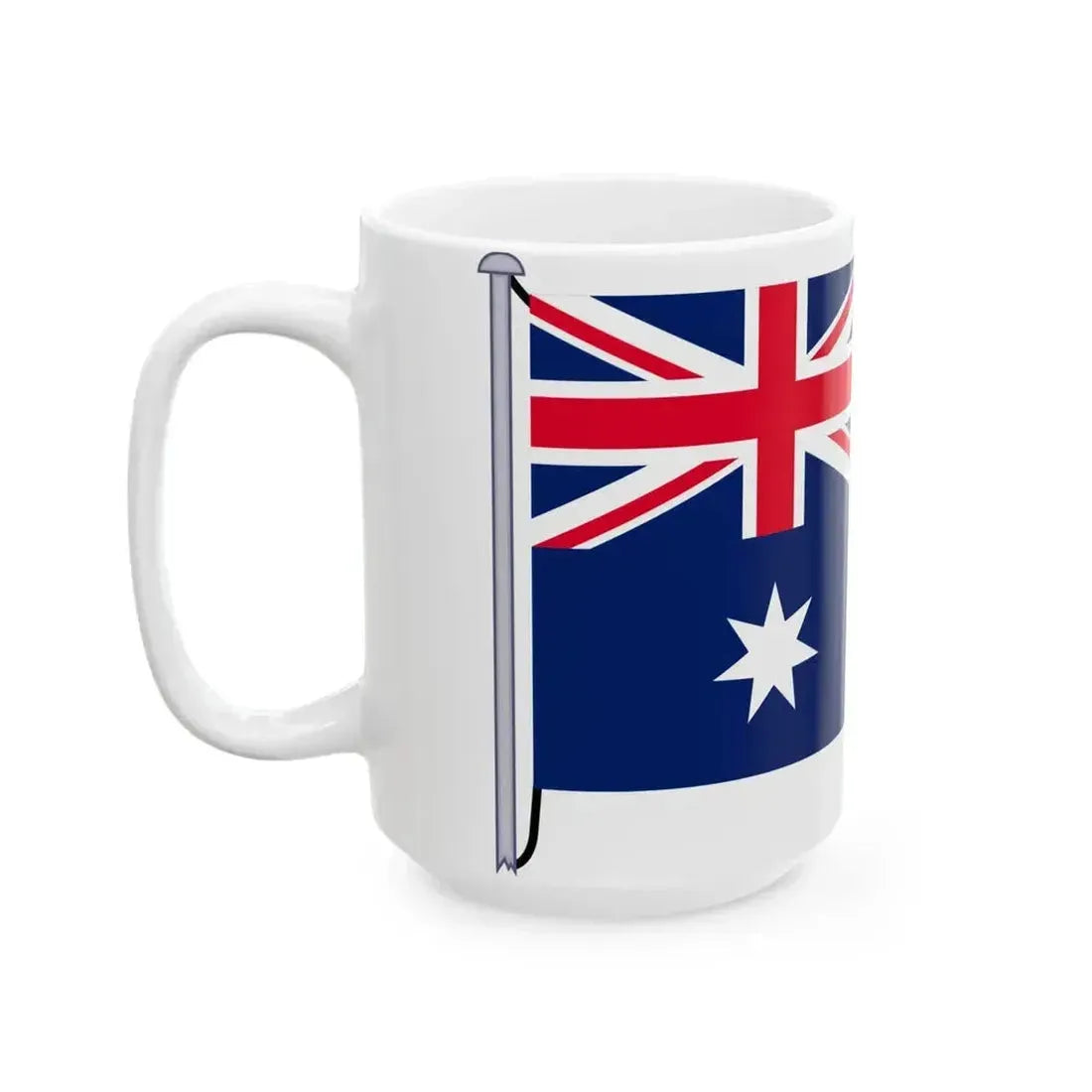 Flag of Australia Flags Act 1953 (Australia) White Coffee Mug - Go Mug Yourself