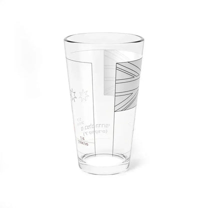 Flag of Australia template-Alpha-he (Australia) Pint Glass 16oz - Go Mug Yourself