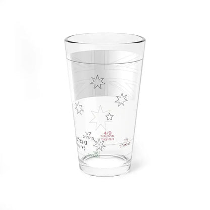 Flag of Australia template-Alpha-he (Australia) Pint Glass 16oz - Go Mug Yourself
