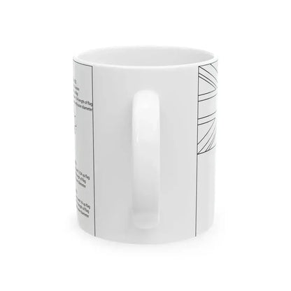 Flag of Australia template (Australia) White Coffee Mug - Go Mug Yourself