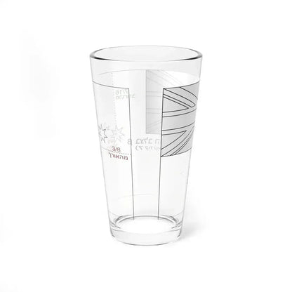 Flag of Australia template-beta-he (Australia) Pint Glass 16oz - Go Mug Yourself