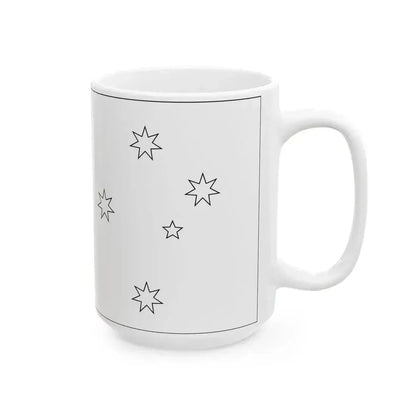 Flag of Australia template-Commonwealth Star-he (Australia) White Coffee Mug - Go Mug Yourself