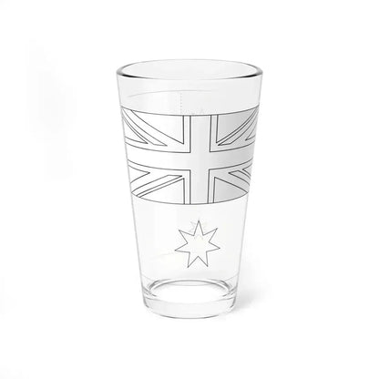 Flag of Australia template-Epsilon-he (Australia) Pint Glass 16oz - Go Mug Yourself