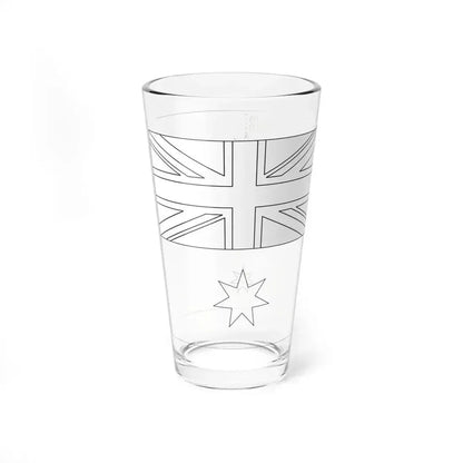 Flag of Australia template-Gamma-he (Australia) Pint Glass 16oz - Go Mug Yourself