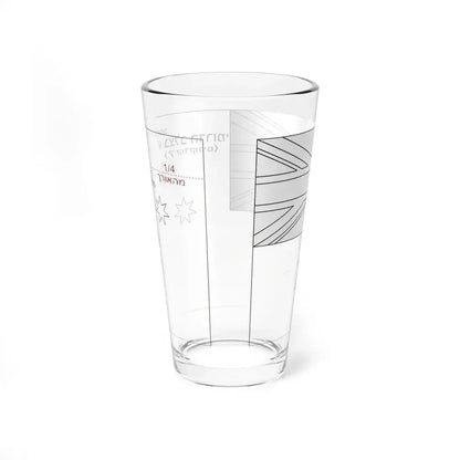Flag of Australia template-Gamma-he (Australia) Pint Glass 16oz - Go Mug Yourself