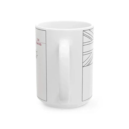 Flag of Australia template-Gamma-he (Australia) White Coffee Mug - Go Mug Yourself