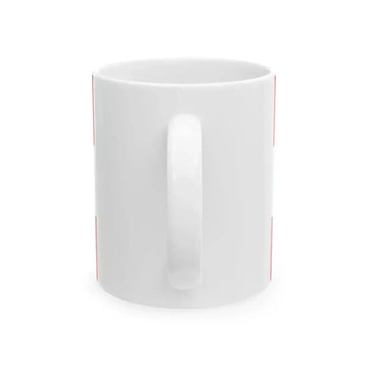 Flag of Austria alternate shade (Austria) White Coffee Mug - Go Mug Yourself