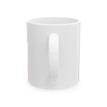 Flag of Austria and France (Austria) White Coffee Mug - Go Mug Yourself