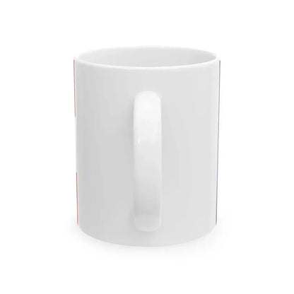 Flag of Austria and France (Austria) White Coffee Mug - Go Mug Yourself