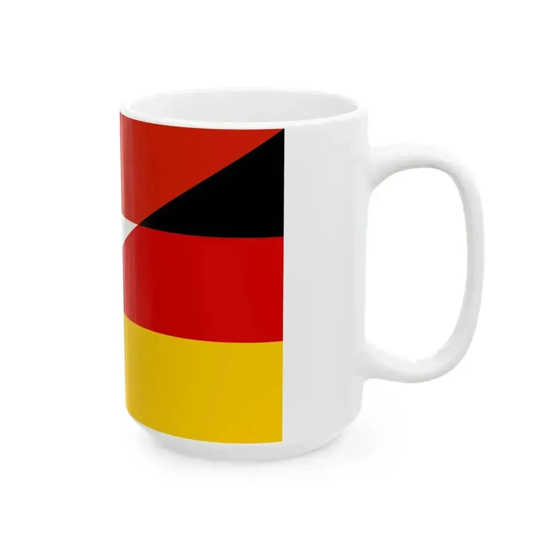 Flag of Austria and Germany (Austria) White Coffee Mug - Go Mug Yourself