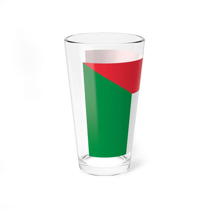 Flag of Austria and Italy (Austria) Pint Glass 16oz - Go Mug Yourself
