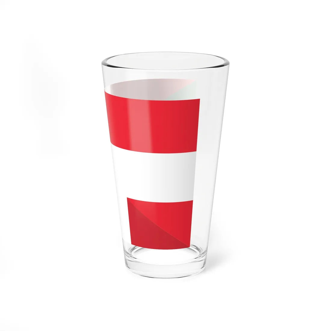 Flag of Austria and Italy (Austria) Pint Glass 16oz - Go Mug Yourself