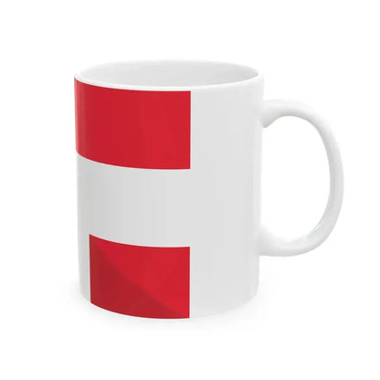 Flag of Austria and Italy (Austria) White Coffee Mug - Go Mug Yourself