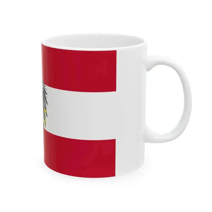 Flag of Austria state 1919-1934 (Austria) White Coffee Mug - Go Mug Yourself