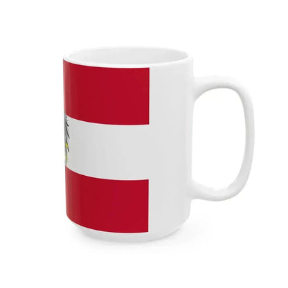 Flag of Austria state 1919-1934 (Austria) White Coffee Mug - Go Mug Yourself
