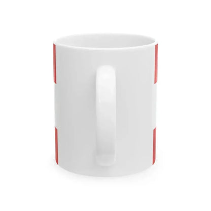 Flag of Austria state variant 2 (Austria) White Coffee Mug - Go Mug Yourself