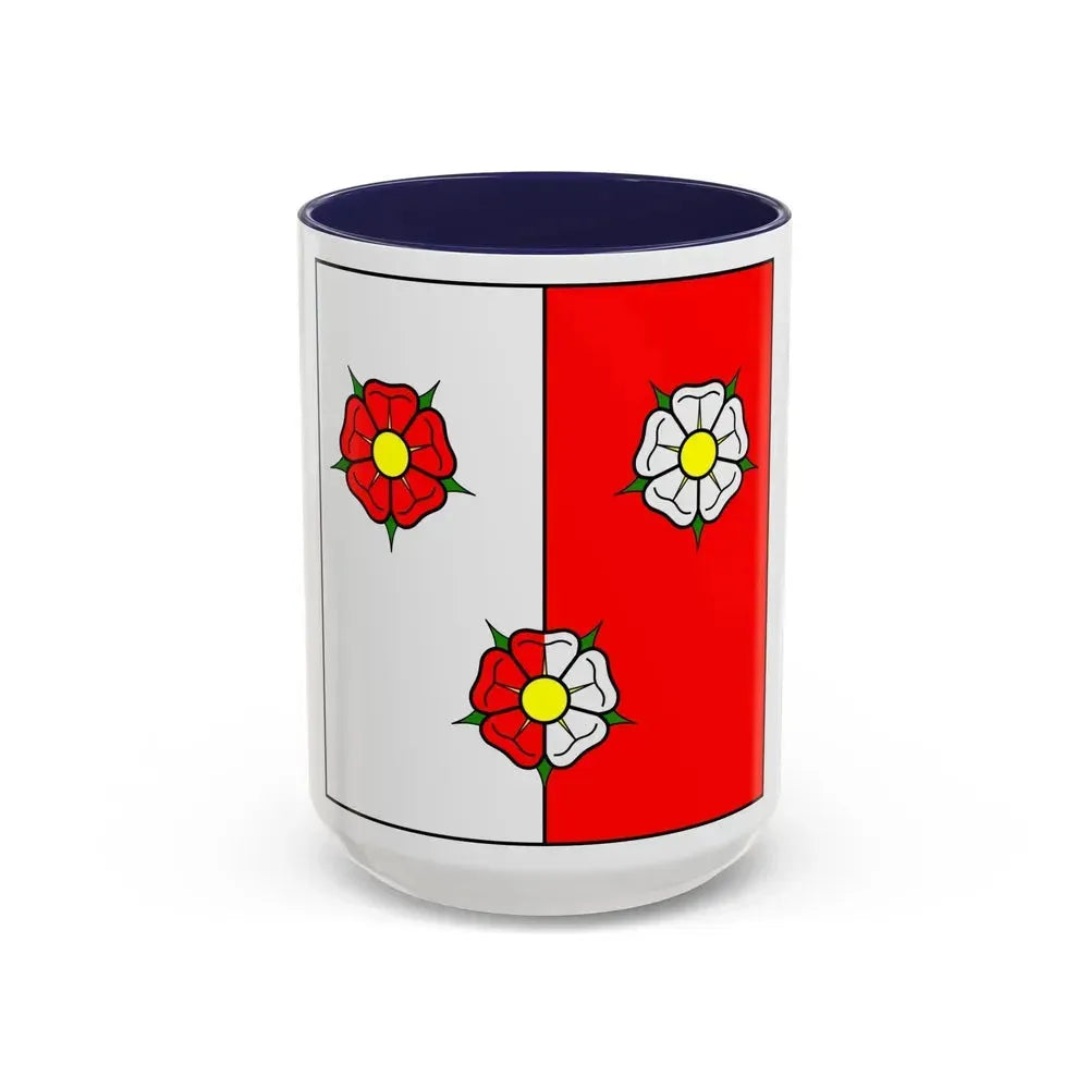 Flag of Autafond Switzerland - Accent Coffee Mug 15oz Navy - Go Mug Yourself