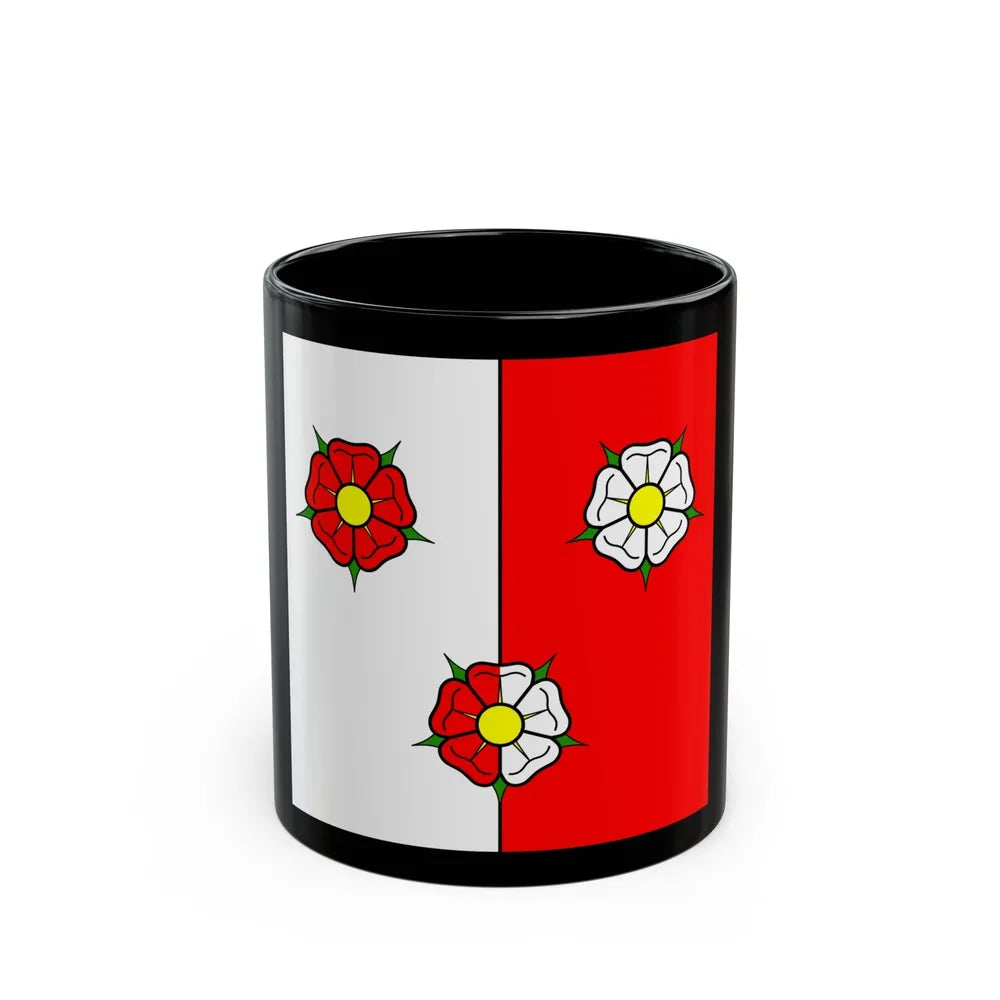 Flag of Autafond Switzerland - Black Coffee Mug-11oz-Go Mug Yourself