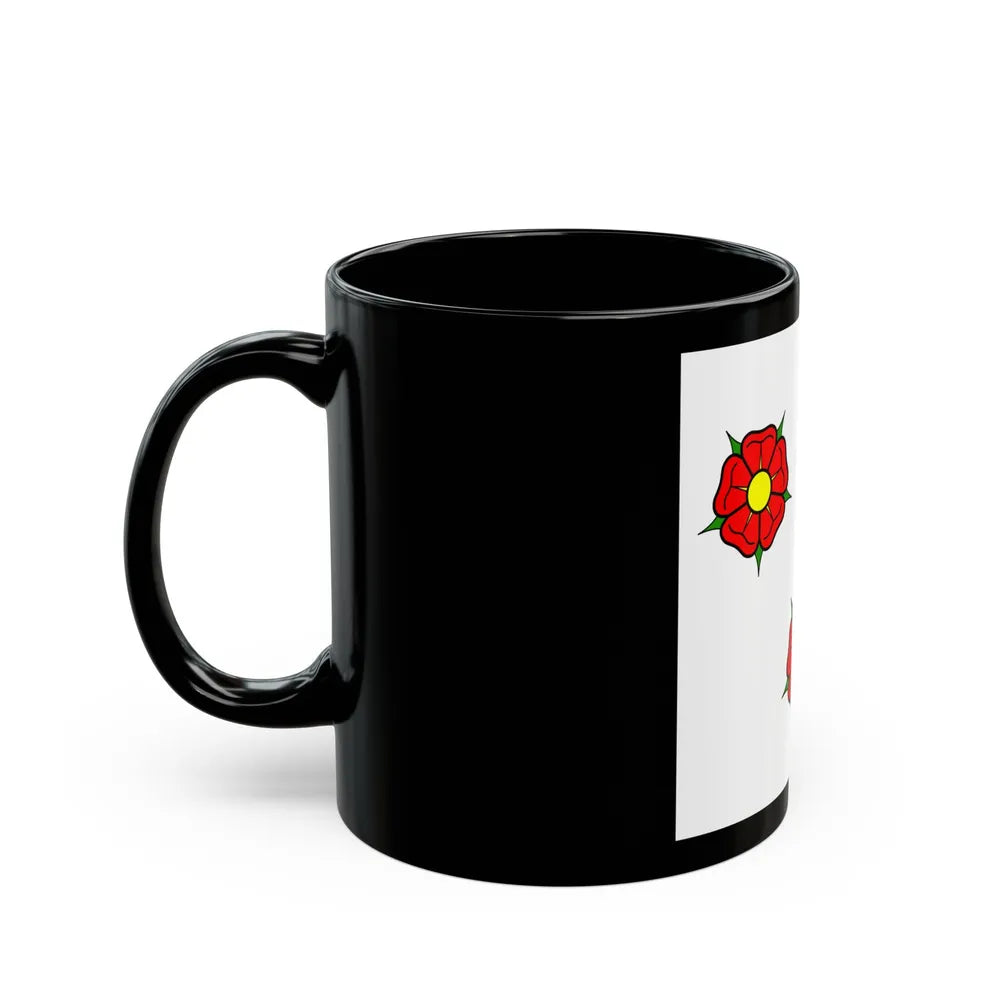 Flag of Autafond Switzerland - Black Coffee Mug-Go Mug Yourself