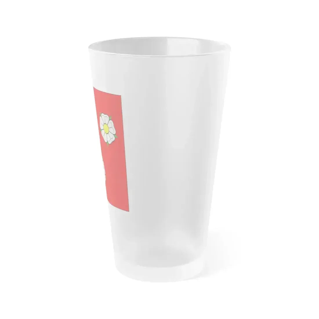 Flag of Autafond Switzerland - Frosted Pint Glass 16oz - Go Mug Yourself