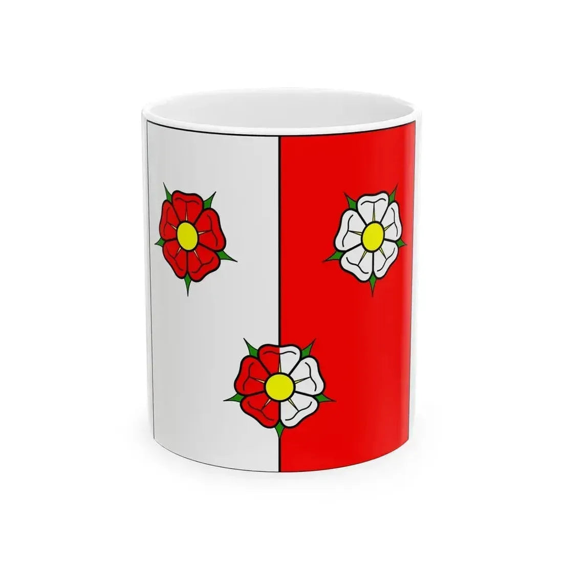 Flag of Autafond Switzerland - White Coffee Mug 11oz - Go Mug Yourself