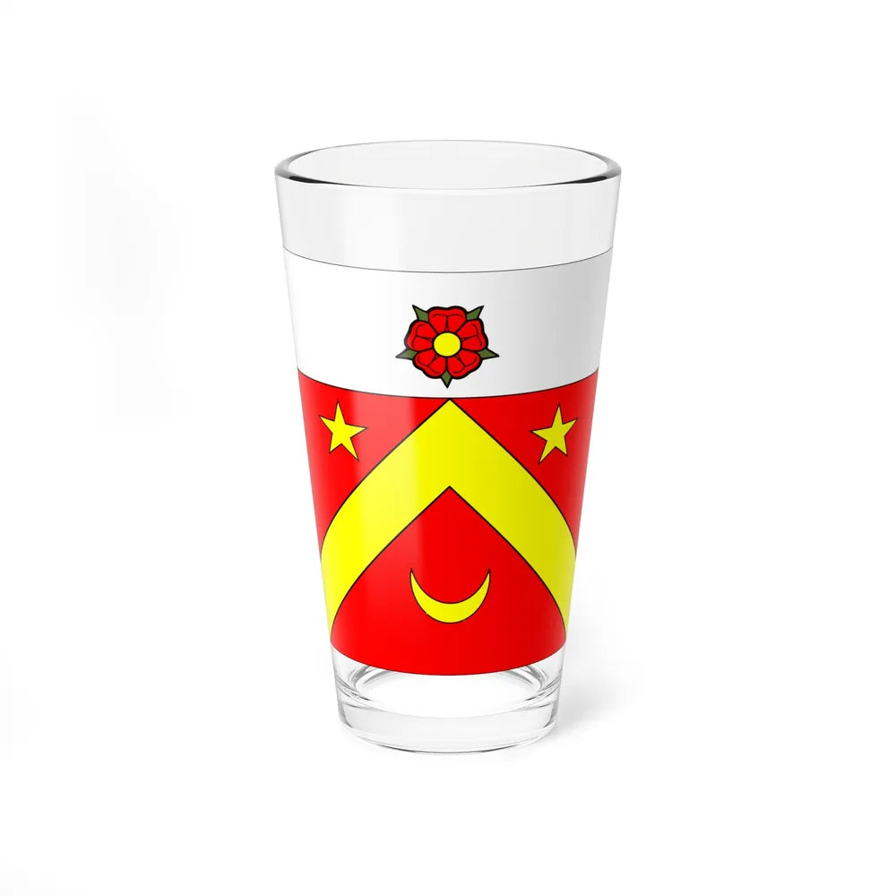 Flag of Autavaux Switzerland - Pint Glass 16oz-16oz-Go Mug Yourself