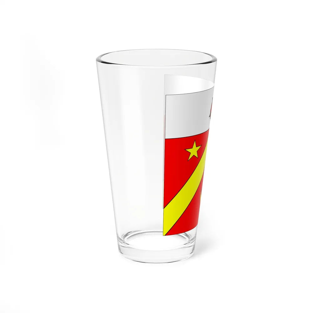 Flag of Autavaux Switzerland - Pint Glass 16oz-Go Mug Yourself