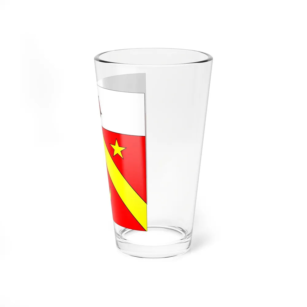 Flag of Autavaux Switzerland - Pint Glass 16oz-Go Mug Yourself