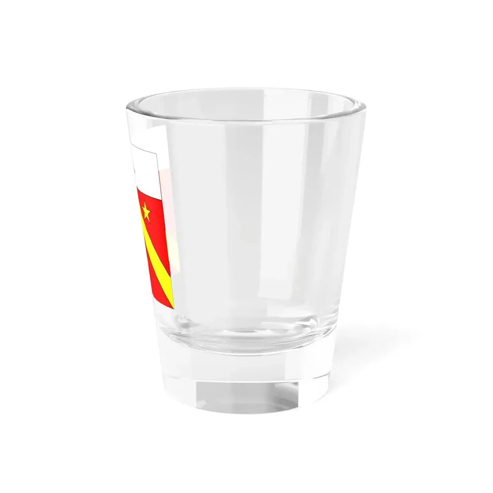 Flag of Autavaux Switzerland - Shot Glass 1.5oz - Go Mug Yourself