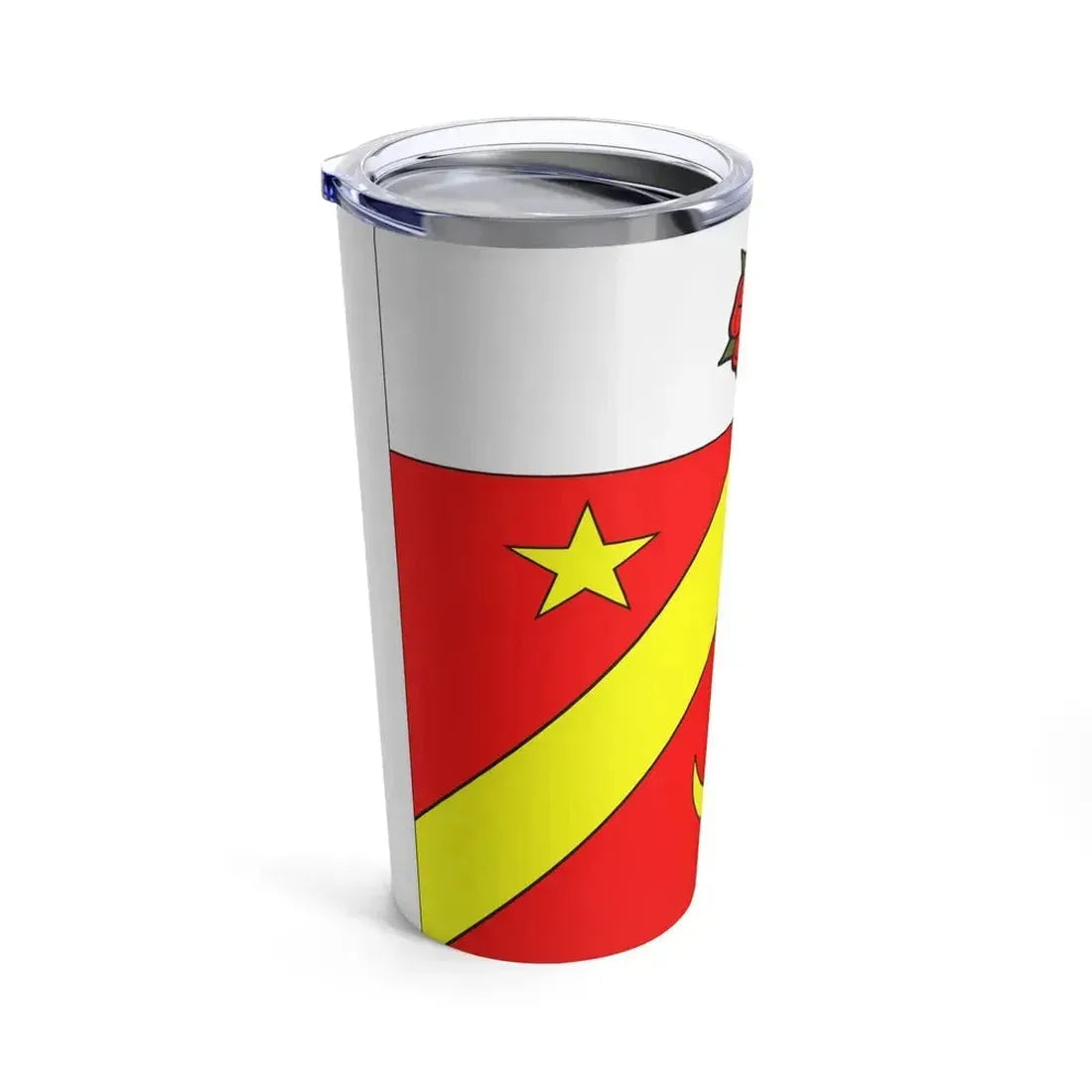 Flag of Autavaux Switzerland - Tumbler 20oz - Go Mug Yourself