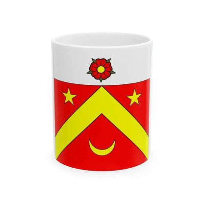 Flag of Autavaux Switzerland - White Coffee Mug 11oz - Go Mug Yourself