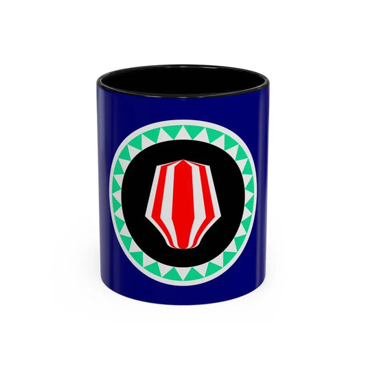 Flag of Autonomous Region of Bougainville Papa New Guinea - Accent Coffee Mug 11oz Black - Go Mug Yourself