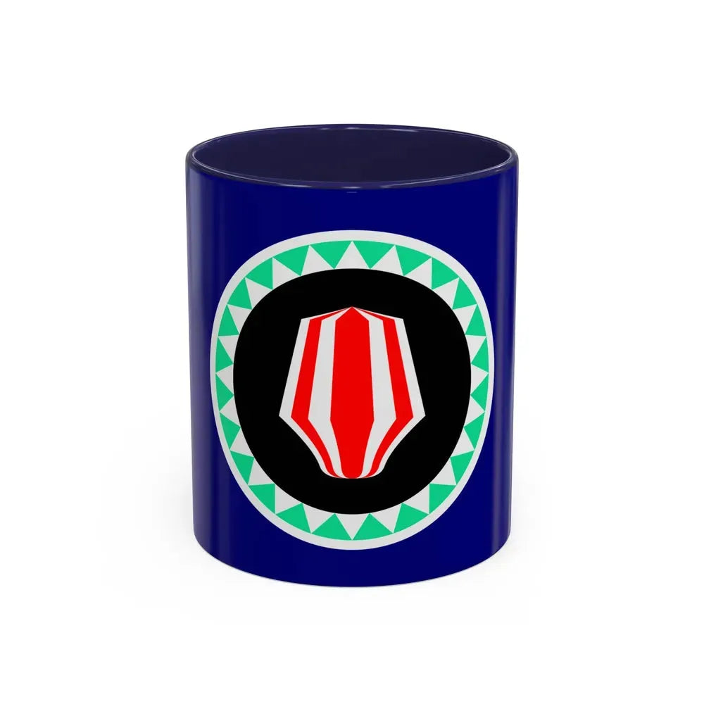 Flag of Autonomous Region of Bougainville Papa New Guinea - Accent Coffee Mug 11oz Navy - Go Mug Yourself