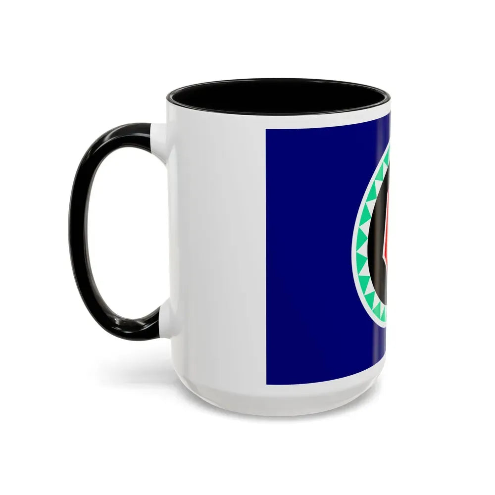 Flag of Autonomous Region of Bougainville Papa New Guinea - Accent Coffee Mug - Go Mug Yourself