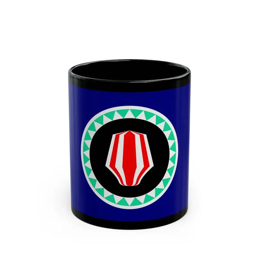 Flag of Autonomous Region of Bougainville Papa New Guinea - Black Coffee Mug 11oz - Go Mug Yourself