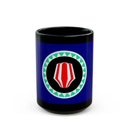 Flag of Autonomous Region of Bougainville Papa New Guinea - Black Coffee Mug 15oz - Go Mug Yourself