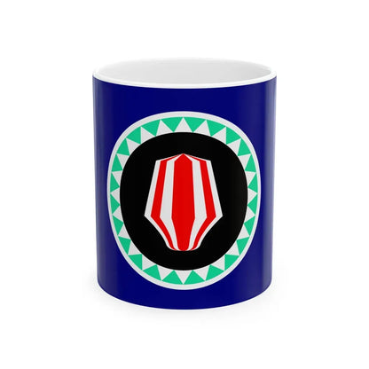 Flag of Autonomous Region of Bougainville Papa New Guinea - White Coffee Mug 11oz - Go Mug Yourself