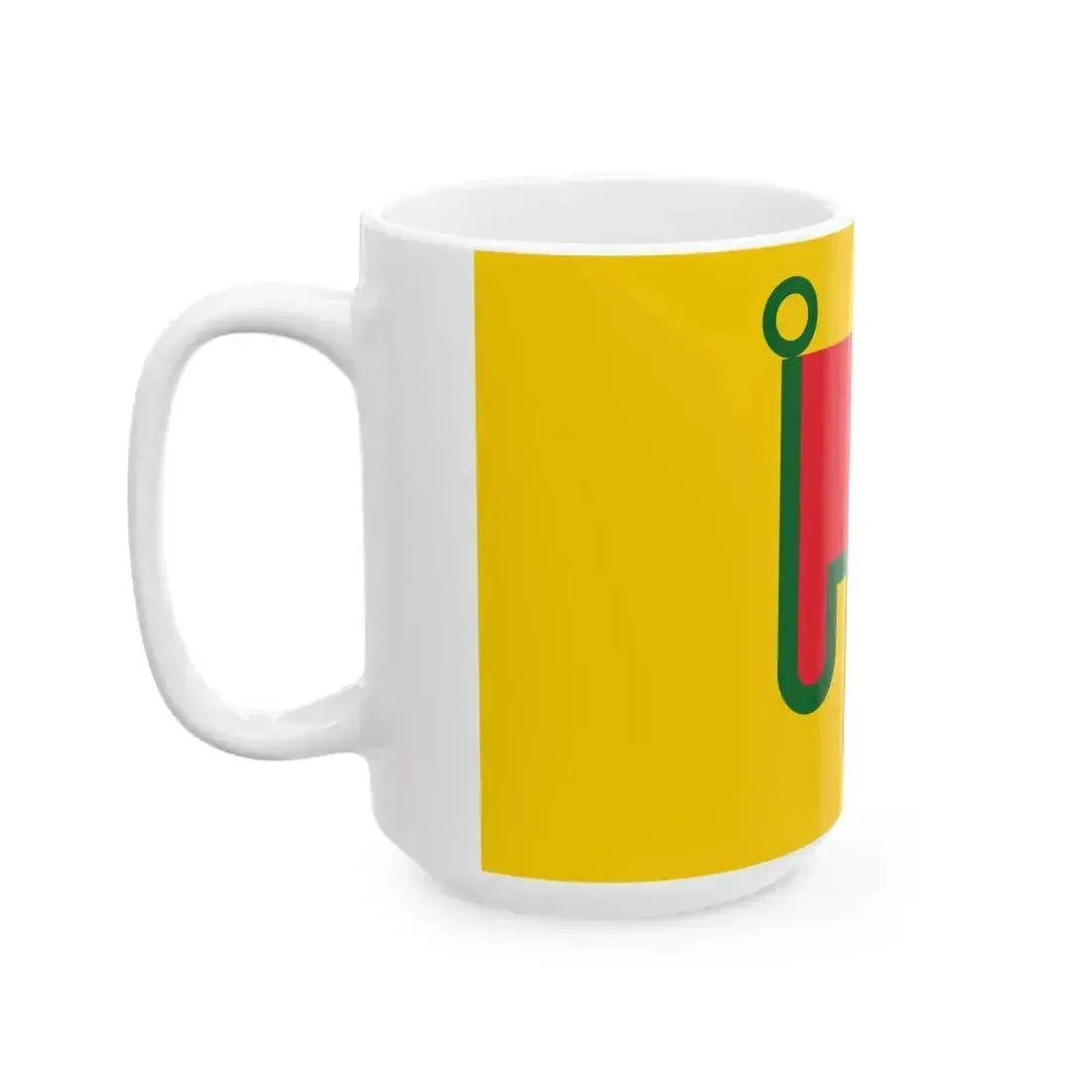 Flag of Auvergne (Belgium) White Coffee Mug - Go Mug Yourself