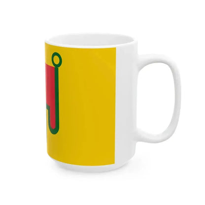 Flag of Auvergne (Belgium) White Coffee Mug - Go Mug Yourself