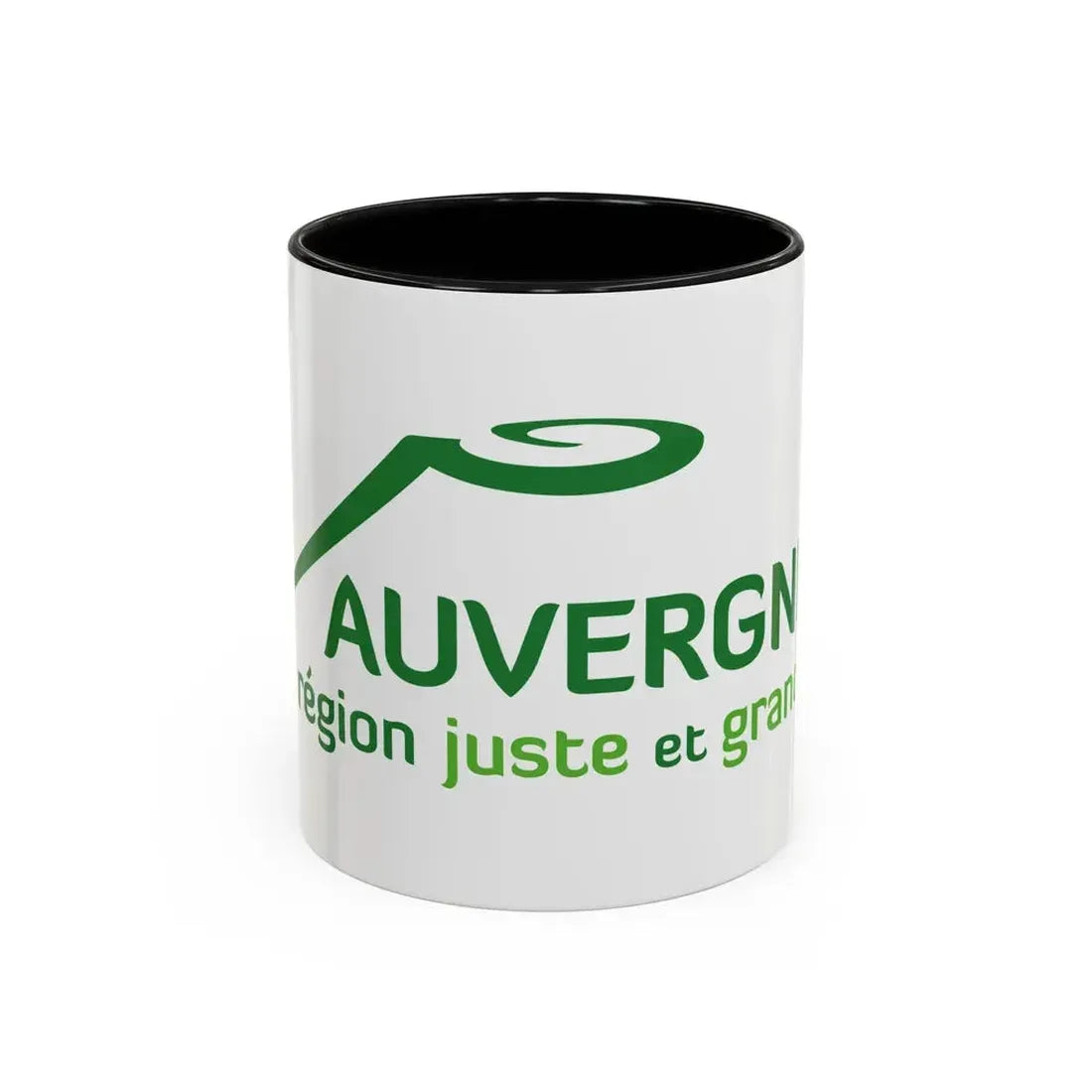 Flag of Auvergne France 2 - Accent Coffee Mug 11oz Black - Go Mug Yourself