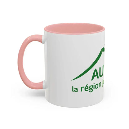 Flag of Auvergne France 2 - Accent Coffee Mug - Go Mug Yourself
