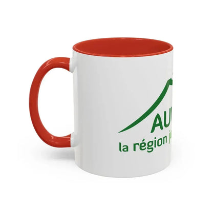 Flag of Auvergne France 2 - Accent Coffee Mug - Go Mug Yourself