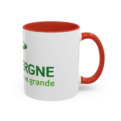 Flag of Auvergne France 2 - Accent Coffee Mug - Go Mug Yourself